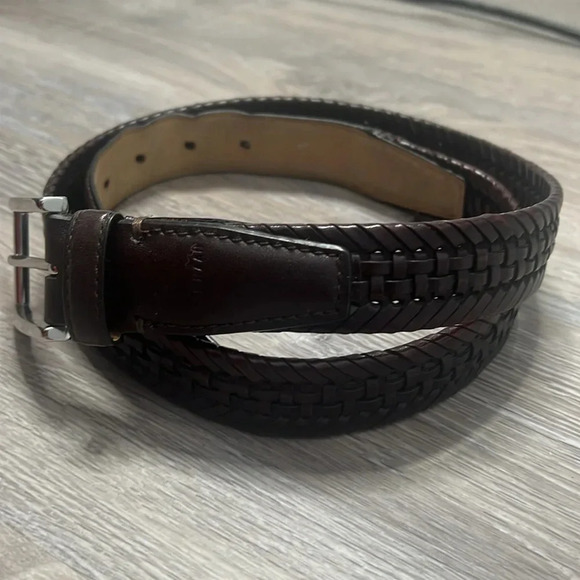 Cole Haan Brown Leather Belt - Picture 2 of 9